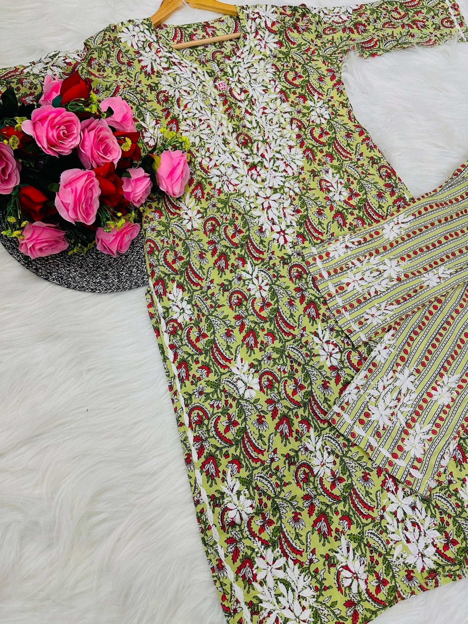 Pure Handowork Soft & Comfy Mul Combo - Chikankari official