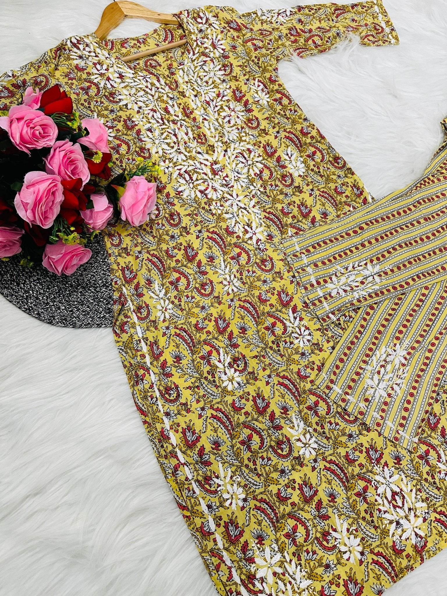 Pure Handowork Soft & Comfy Mul Combo - Chikankari official