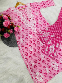 Pure Handowork Soft & Comfy Mul Combo - Chikankari official