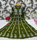 Pure Modal Cotton Frock - Chikankari official
