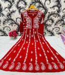 Pure Modal Cotton Frock - Chikankari official