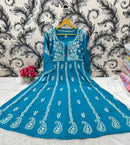 Pure Modal Cotton Frock - Chikankari official