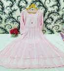 Pure Modal Cotton Frock - Chikankari official