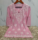 Pure Modal Cotton Short Tops - Chikankari official