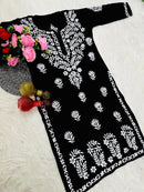 Pure Modal Quality embroidery Work - Chikankari official