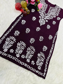 Pure Modal Quality embroidery Work - Chikankari official