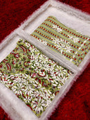 Pure Mul cotton floral 2pc set - Chikankari official