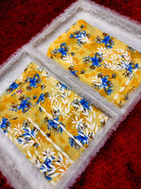 Pure Mul cotton floral 2pc set - Chikankari official