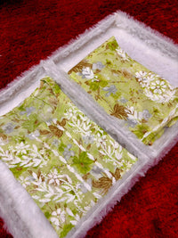 Pure Mul cotton floral 2pc set - Chikankari official
