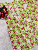 Pure Mul cotton floral 2pc set - Chikankari official