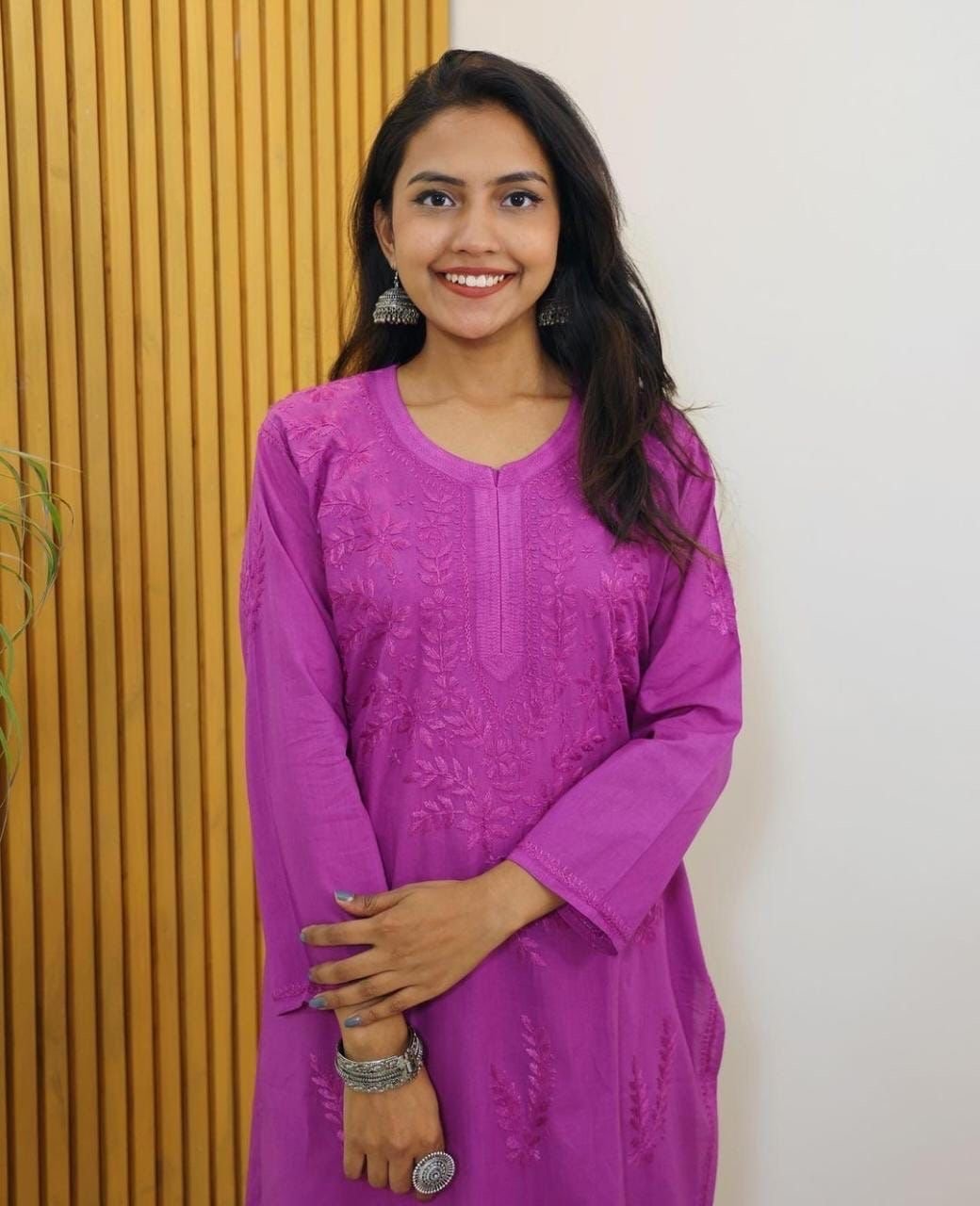 Pure Mul Cotton Plazzo Combo - Chikankari official