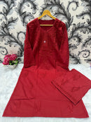 Pure Mul Cotton Plazzo Combo - Chikankari official