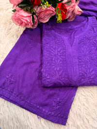 Pure Rayo rangrez Soft fabric 2pc set - Chikankari official