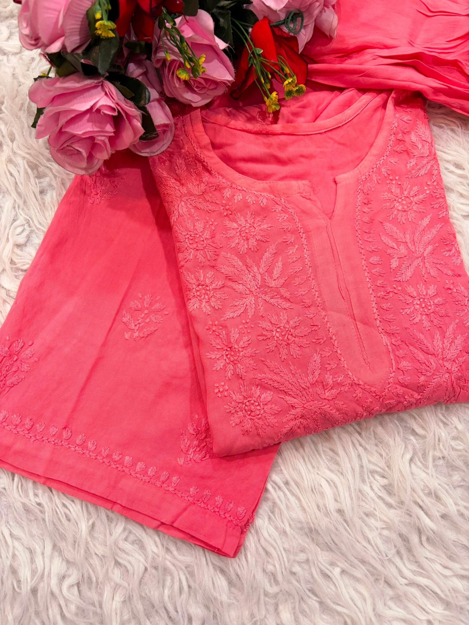 Pure Rayo rangrez Soft fabric 2pc set - Chikankari official
