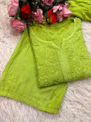 Pure Rayo rangrez Soft fabric 2pc set - Chikankari official
