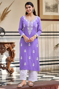 Pure Rayon - Chikankari official