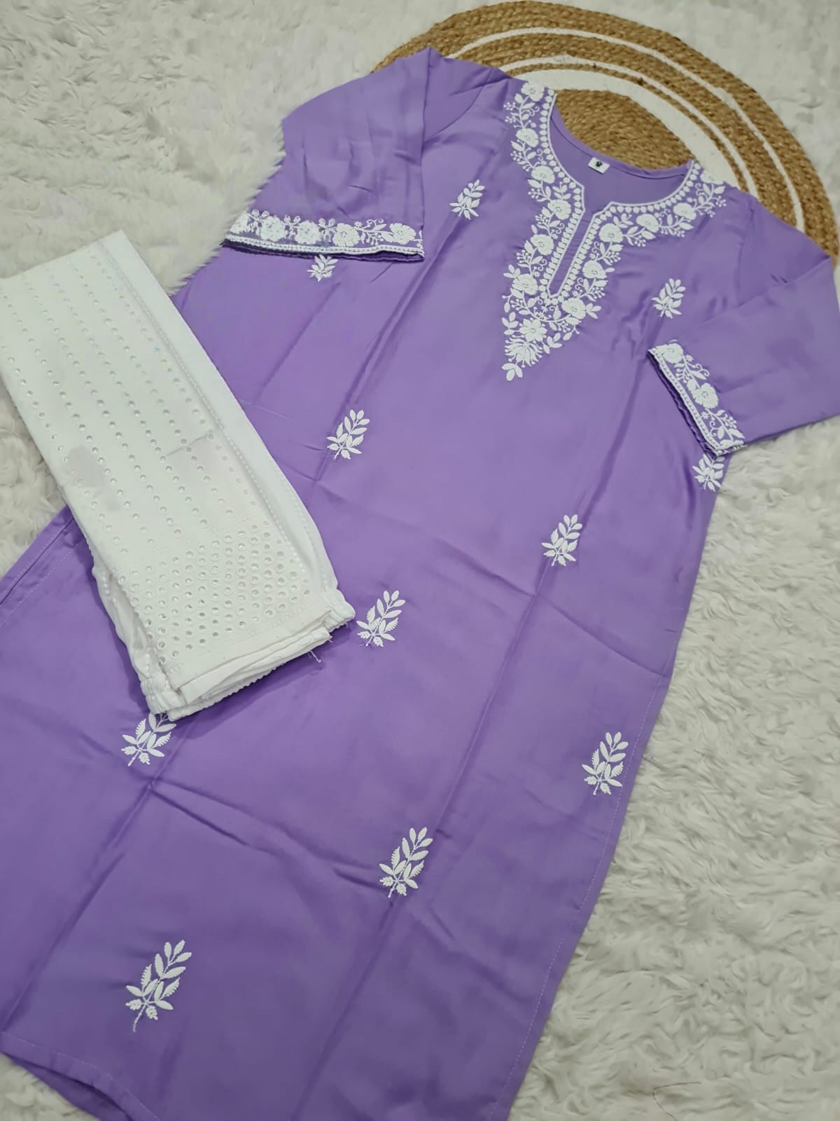 Pure Rayon - Chikankari official
