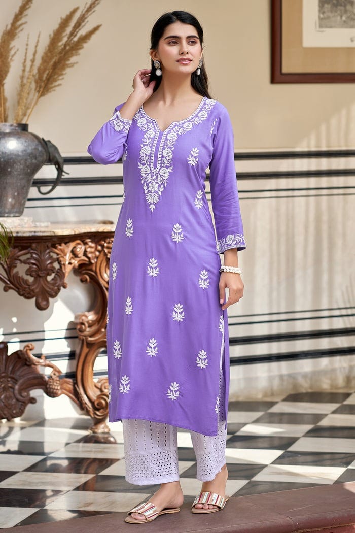 Pure Rayon - Chikankari official