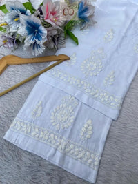 Pure soft Modal Chikankari Kurtas - Chikankari official