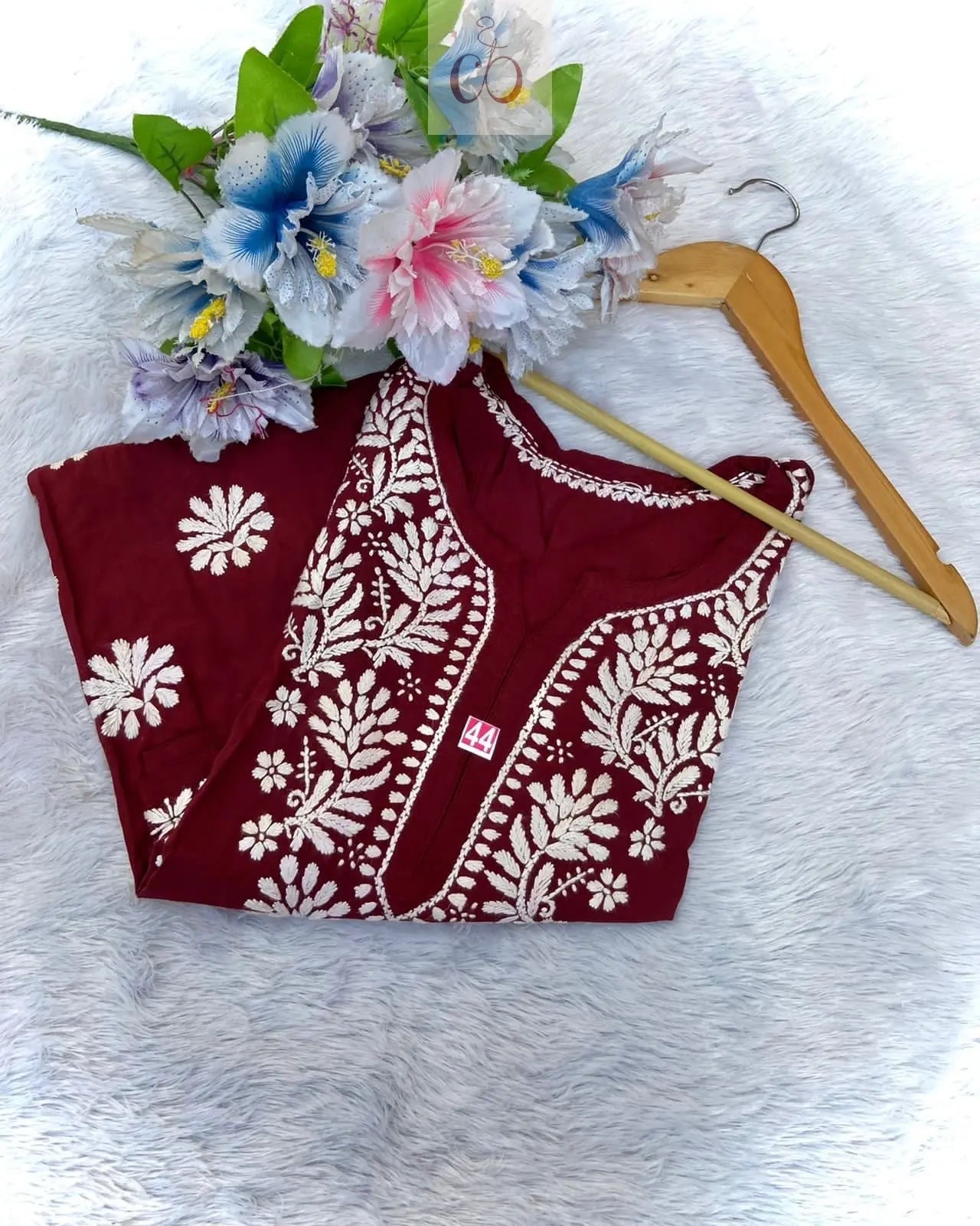 Pure soft Modal Chikankari Kurtas - Chikankari official