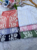 Pure Soft modal kurtis - Chikankari official