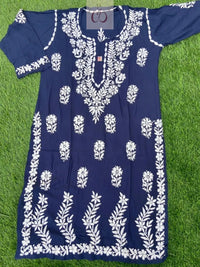 Pure Soft modal kurtis - Chikankari official