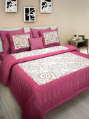 Random Printed Bed sheets - Chikankari official