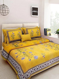 Random Printed Bed Sheets - Chikankari official