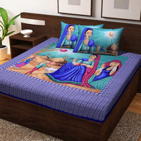 Random Printed Bed Sheets - Chikankari official