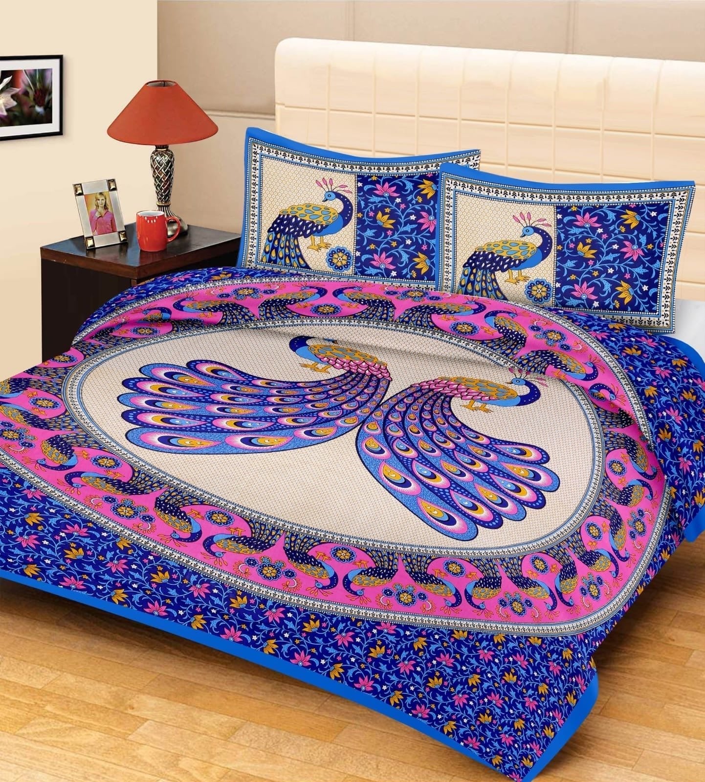 Random Printed Bedsheets - Chikankari official
