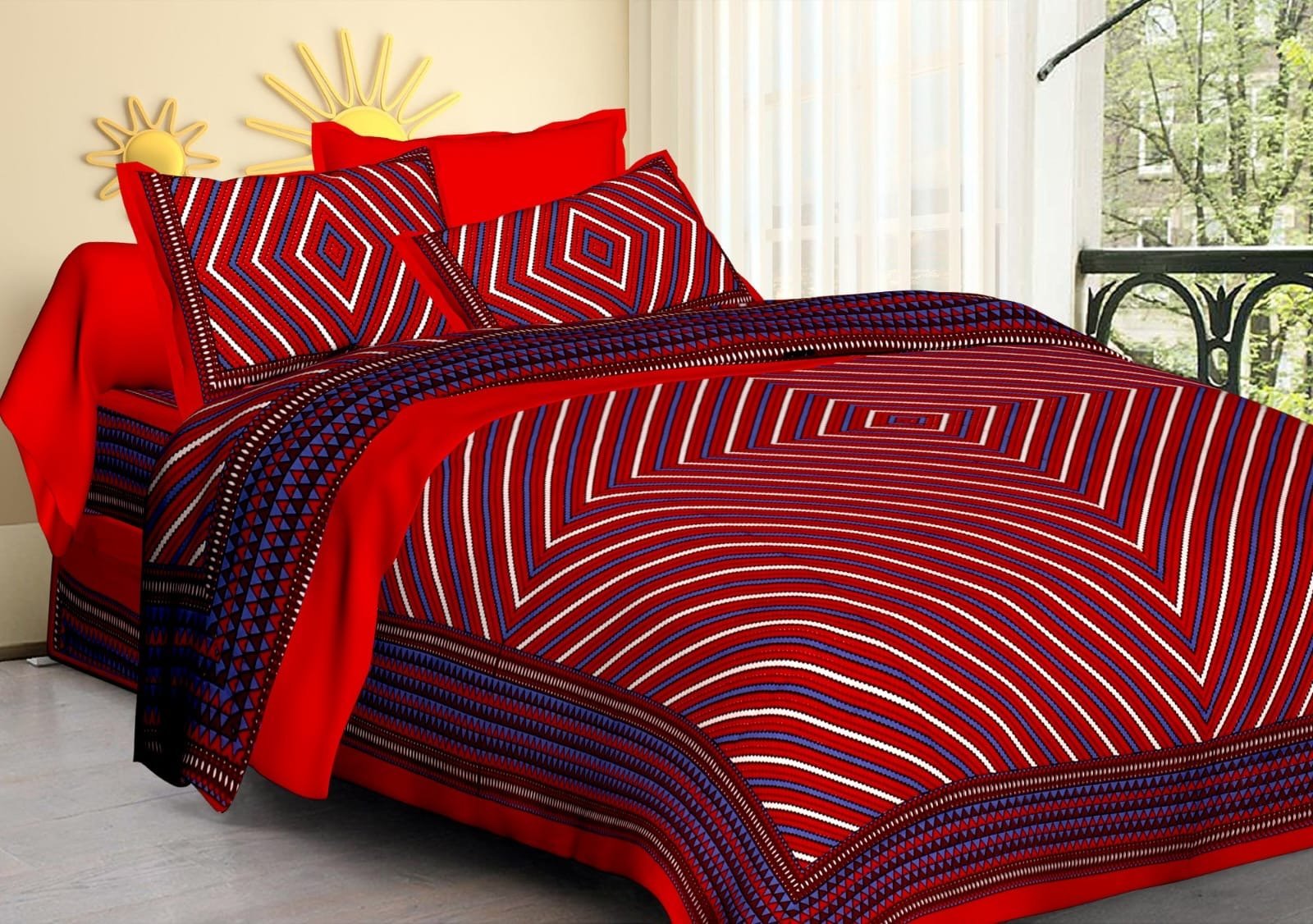 Random Printed Bedsheets - Chikankari official