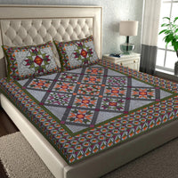 Random Printed Bedsheets - Chikankari official