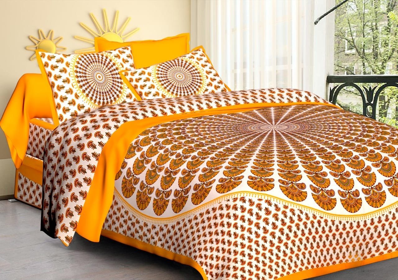 Random Printed Bedsheets - Chikankari official