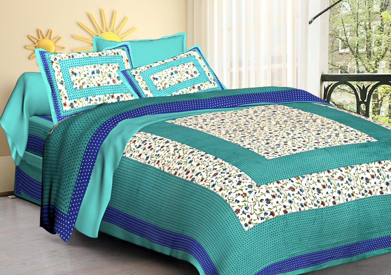 Random Printed Bedsheets - Chikankari official