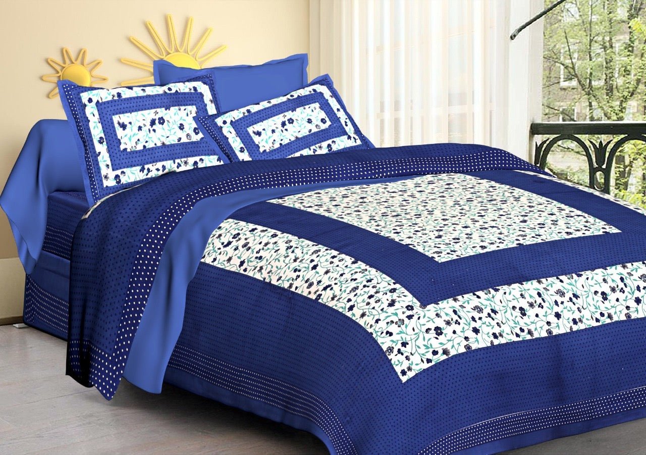 Random Printed Bedsheets - Chikankari official