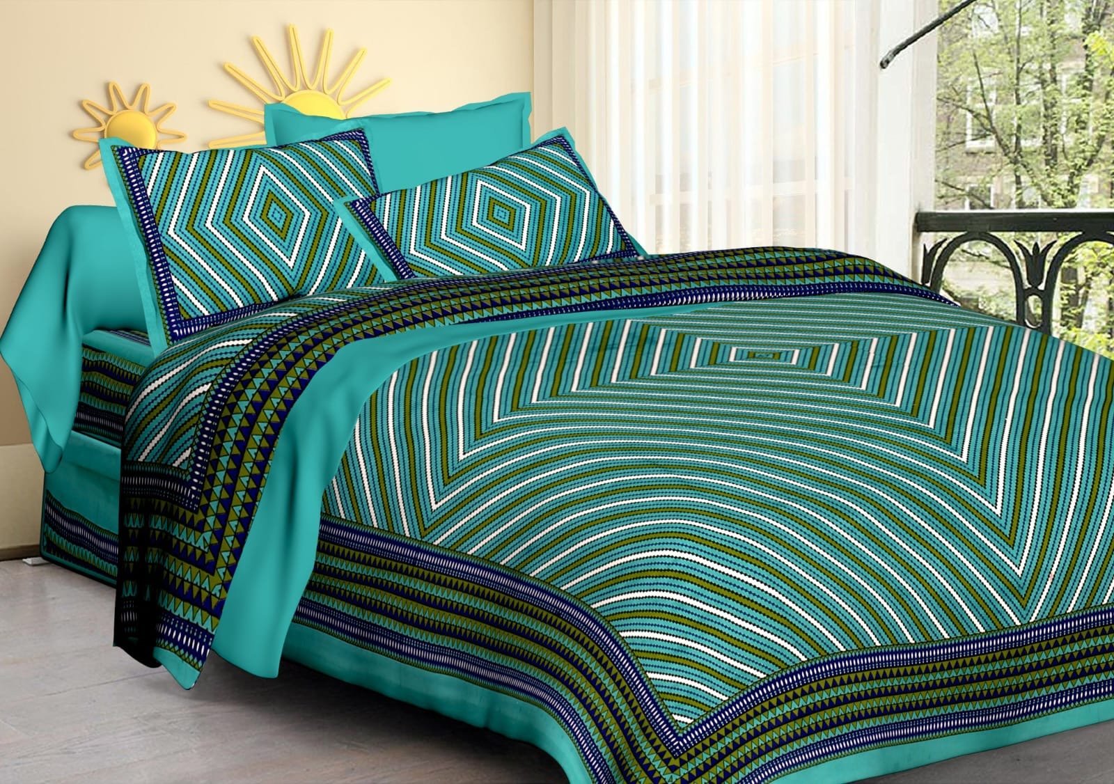 Random Printed Bedsheets - Chikankari official