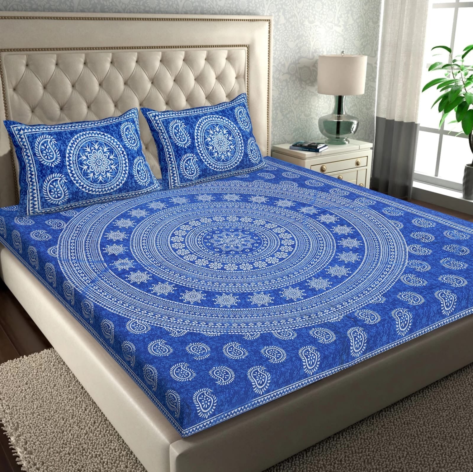 Random Printed Bedsheets - Chikankari official