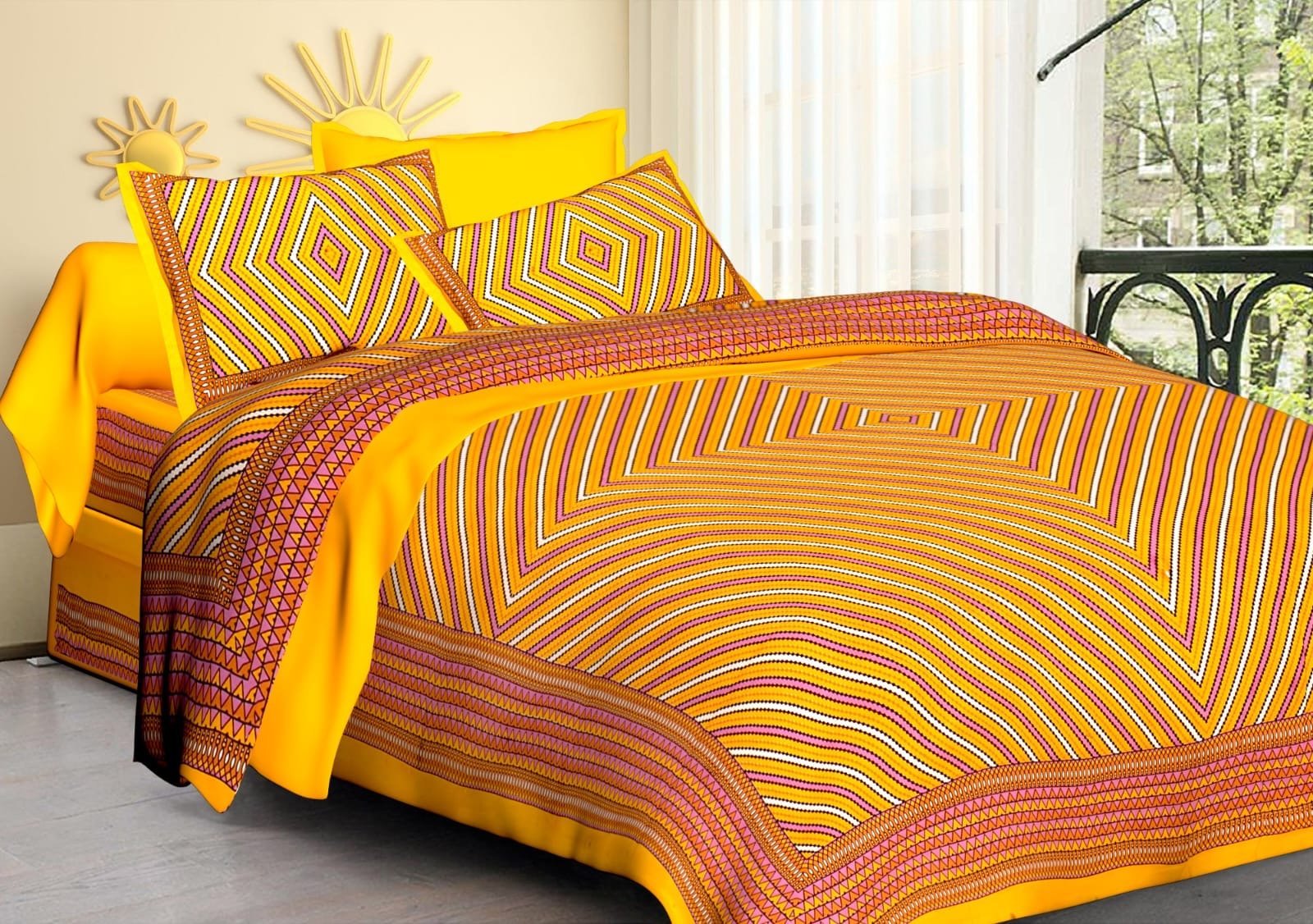 Random Printed Bedsheets - Chikankari official