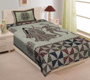 Random Printed Bedsheets with 1 Pillow - Chikankari official