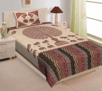 Random Printed Bedsheets with 1 Pillow - Chikankari official