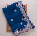 Rangoli Silk Saree - Chikankari official