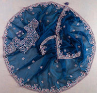 Rangoli Silk Saree - Chikankari official