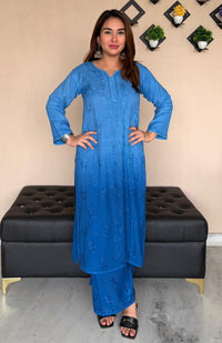 Rangrez 2pc Co - ord set - Chikankari official