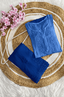 Rangrez 2pc Co-ord set - Chikankari official