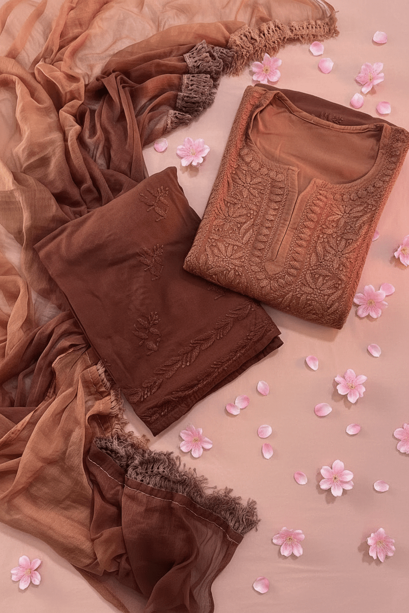 Rangrez 3pc Ombre Soft Crafted Designer Set