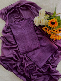 Rangrez 3pc soft Finest Set - Chikankari official