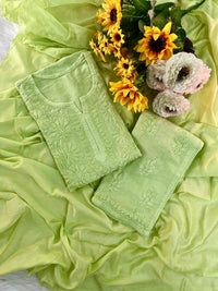 Rangrez 3pc soft Finest Set - Chikankari official