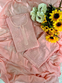 Rangrez 3pc soft Finest Set - Chikankari official