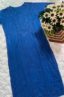 Rangrez Dual V neck Shaded 3pc Set - Chikankari official