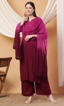 Handcrafted Soft Rayon 3pc Ombre Set ( Summer Special ) - chikankariofficial